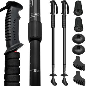 Túrabot masszív anyagból és párnázott fogantyúkkal a hosszú túrákhoz, sétákhoz