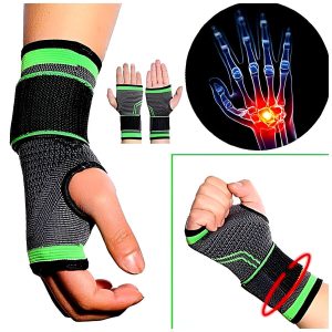 Kompressziós csuklórögzítő az ízületi fájdalmak ellen és a gondtalan hétköznapokhoz, sportoláshoz