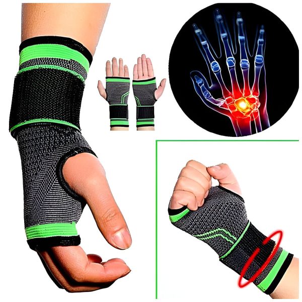 Kompressziós csuklórögzítő az ízületi fájdalmak ellen és a gondtalan hétköznapokhoz, sportoláshoz