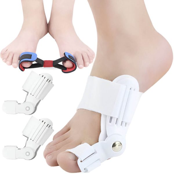 A csomagban található 2 db bütyök korrigáló hozzájárul a szebb, egészségesebb lábujjakhoz, elősegítik a gyógyulást