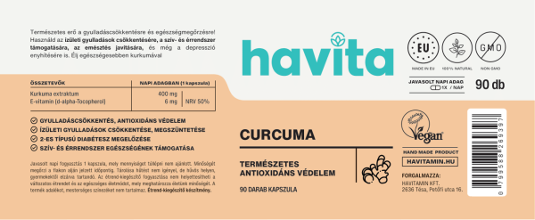 A kurkuma és az E-vitamin csökkenti a testedben lévő gyulladásokat, regenerálja és méregteleníti szervezeted