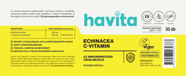 Erősebb immunrendszer, gyorsabb kilábalás a betegségekből a C-vitamin és az echinacea optimális kombinációjának jóvoltából