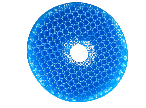 Méhsejtszerkezettel ellátott, gerinckímélő ülőpárna a Vivamore jóvoltából