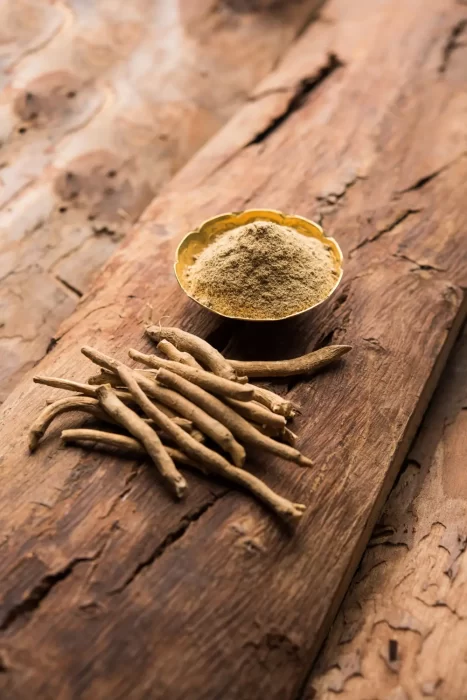 Az ashwagandha őrleménye és gyökere