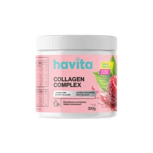 Havita Collagen Complex - kollagén por málna ízesítésben, 300 gramm kiszerelésben