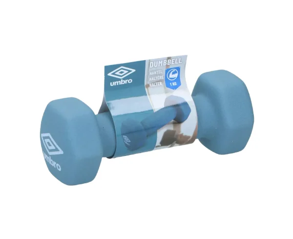 Az Umbro 1 kg-os súlyzó gyári címkével együtt