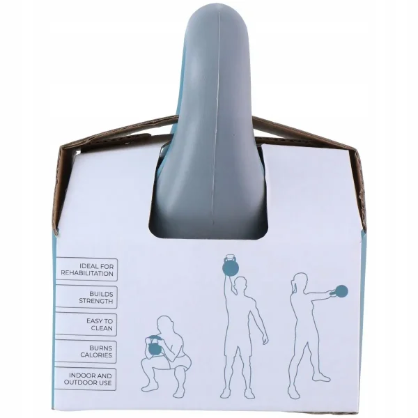 A 2 kg-os kettlebell csomagolása gyakorlati útmutatóval