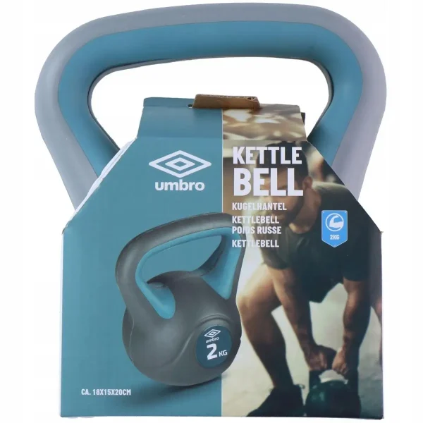 Az Umbro kettlebell csomagolása elölnézetből