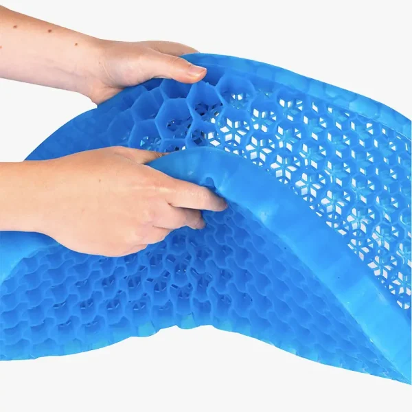 A méhsejtes ülőpárna rugalmas anyaga