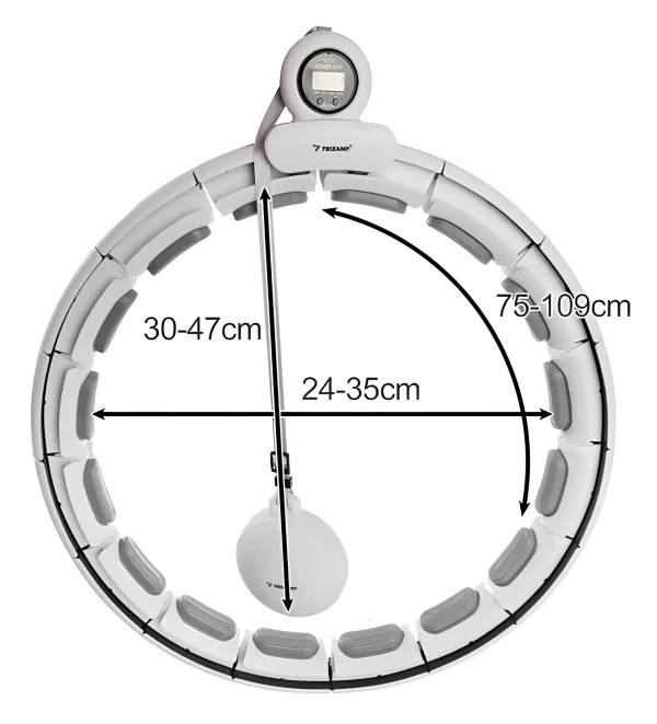 A hullahopp karika méretei