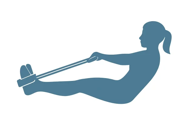 Az Umbro edzőkötél használatának bemutatása egy női sziluett által