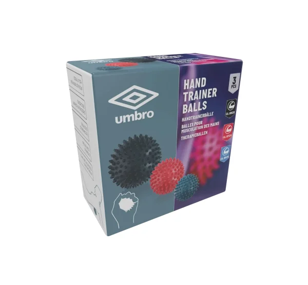 A tüskés masszírozó labda szett gyári csomagolásában