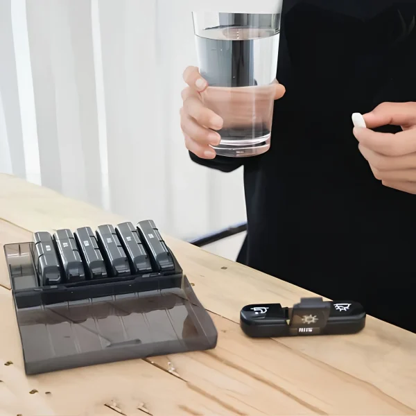 A heti gyógyszeradagoló alkalmazás közben