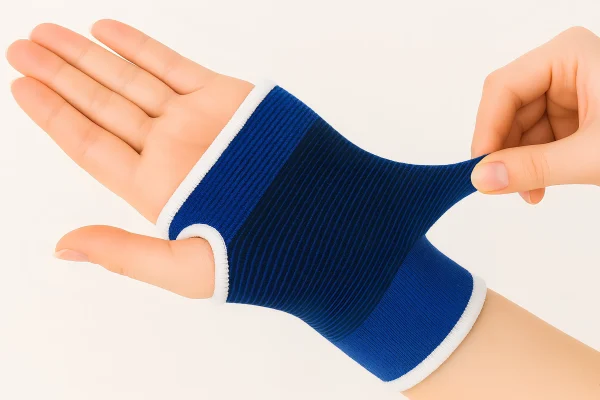 A csuklószorító rugalmas anyagból készült