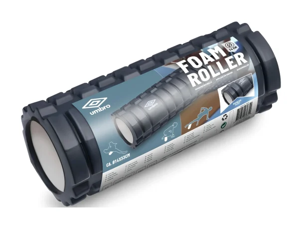 Az Umbro masszírozó henger becsomagolt állapotában