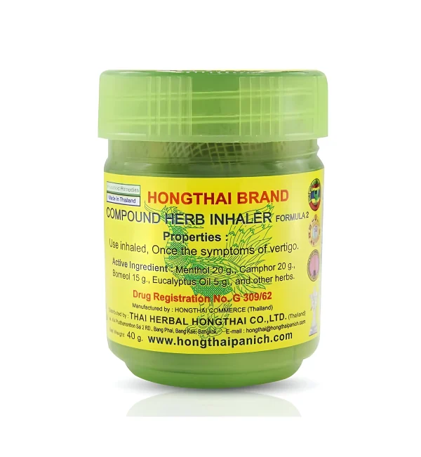 A Hong Thai gyógynövényes inhalátor bontatlan állapotban