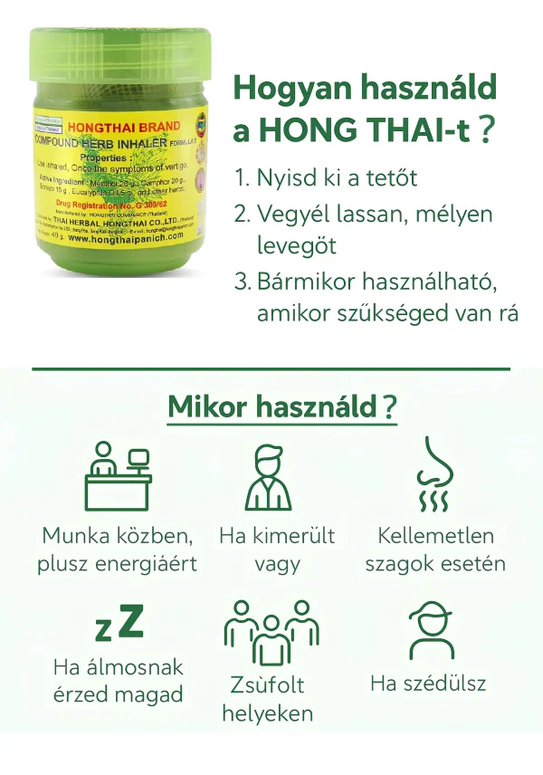 A gyógynövényes inhalátor alkalmazásának helye és módjai