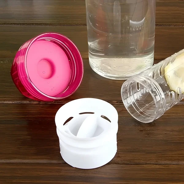 Az infuser palack darabjai