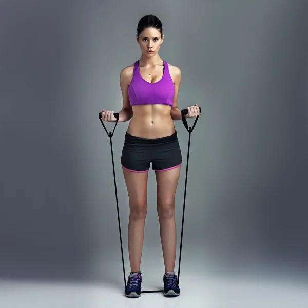 Példagyakorlat az erősítő gumikötéllel