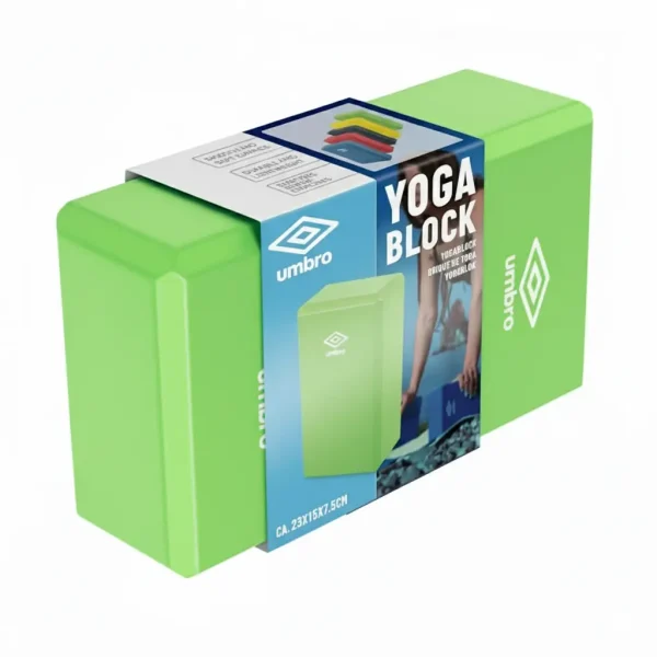 A jógatégla zöld színben