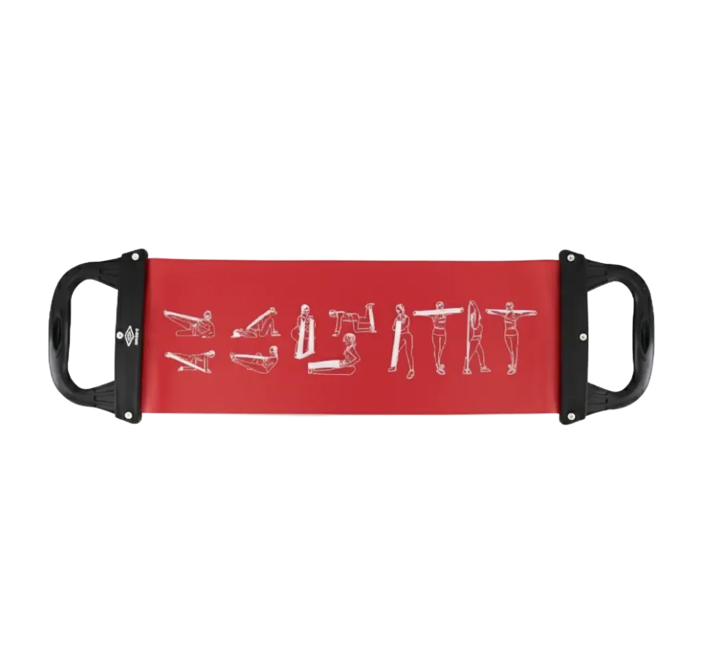 Az ellenállás szalag piros színben, háttér nélkül