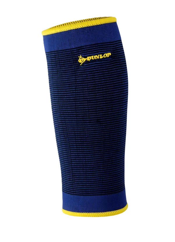 Dunlop vádliszorító kék színben, sárga felsőszegéllyel