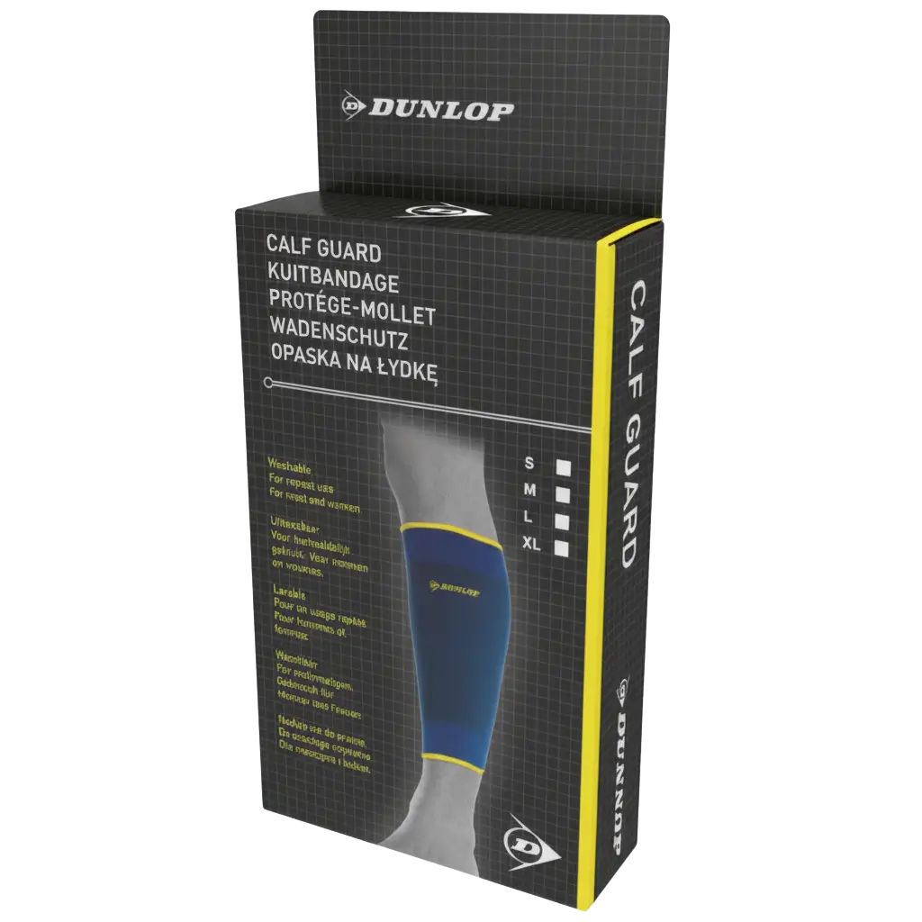 A Dunlop vádliszorító eredeti oldalról fotózva, háttér nélkül